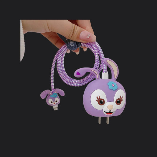 Purple Rabbit Charger Protecter